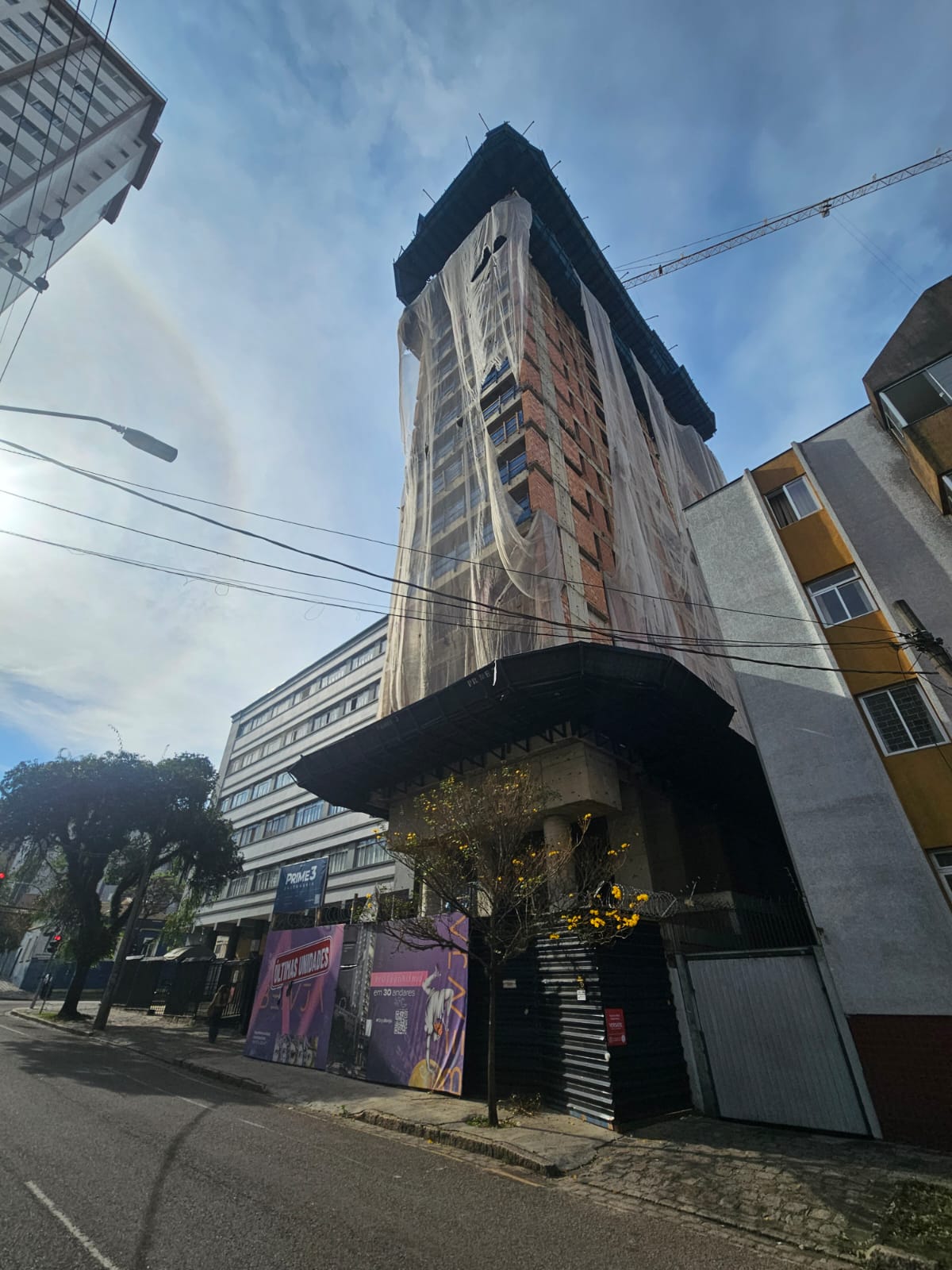 Andamento da obra